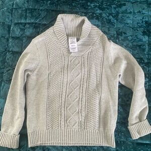 Izod Light Gray Ribbed Sweater